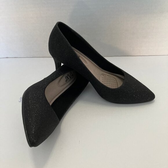 Nora Black Glitter by Taxi Shoes - Picture 2 of 8